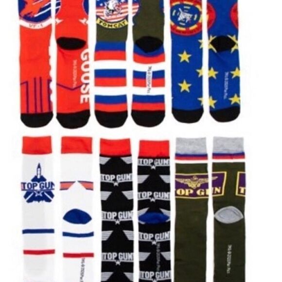TOP GUN 6PR CASUAL Crew Socks
Shoe Size 8-12 - Picture 4 of 4